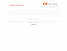 Tablet Screenshot of boutique-orange.com